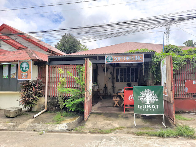 The outside of Gubat Cafe. You'd never guess that this place is a reptile cafe!